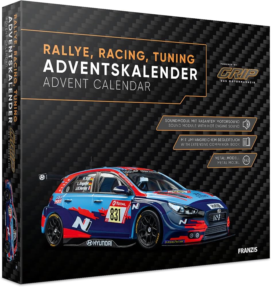 🏁 Kalendarz adwentowy Hyundai i30 N TCR – stwórz własny samochód wyścigowy!