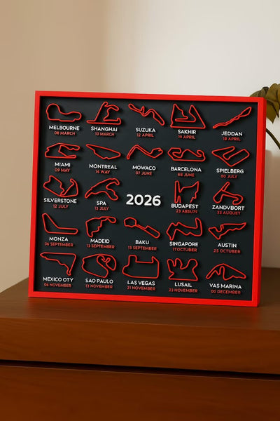 🏁 lRamka z trasami F1 – Sezon 2026