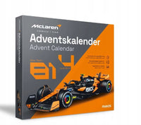 McLaren MCL38 – Kalendarz adwentowy z modelem i dźwiękiem silnika! Przeżyj F1 dzień po dniu!