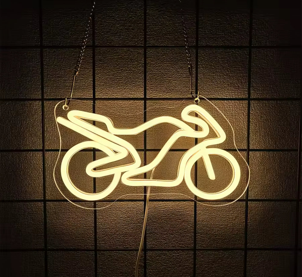 🏍️ Neon LED – Motocykl 💡