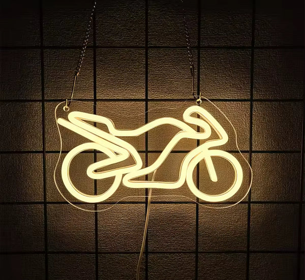 🏍️ Neon LED – Motocykl 💡