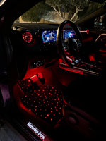 Dywaniki Samochodowe LED z Włókna Optycznego – Migoczące Gwiazdy, Sterowanie Aplikacją, Wodoodporne IP67